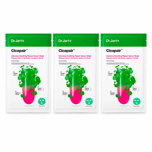 Dr.Jart+ Cicapair Intenzívna upokojujúca regeneračná maska so sérom, 25 g, balenie po 3 ks