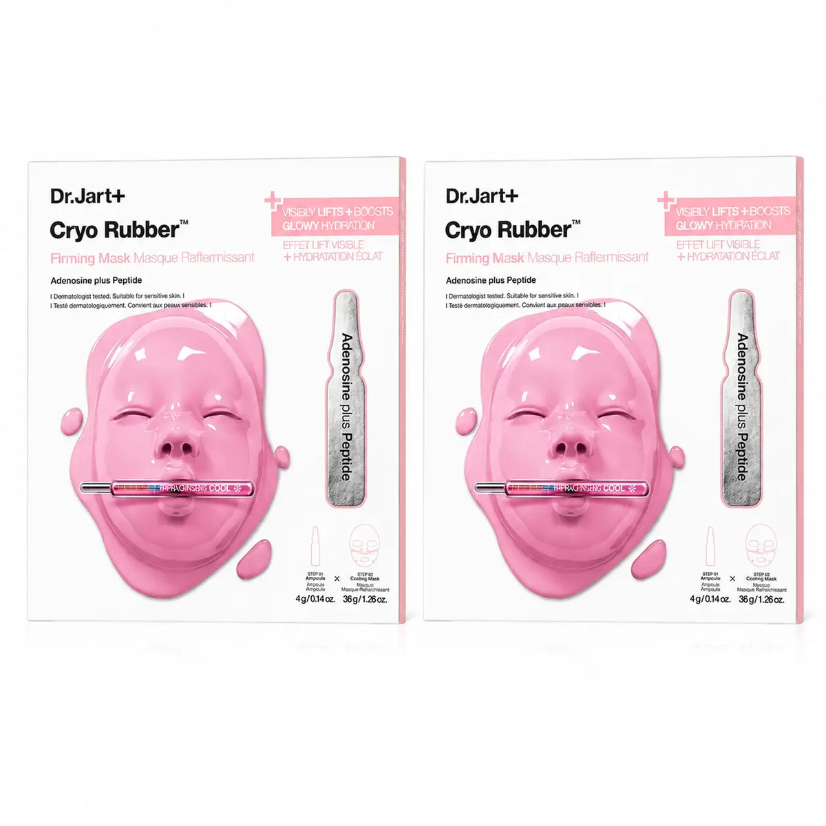 Dr.Jart+ Cryo Rubber Firming Mask, balenie po 2 ks