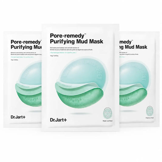 Dr.Jart+ Pore Remedy Čistiaca maska zo zelenej ílovitej hliny, 13 g, balenie po 3 ks