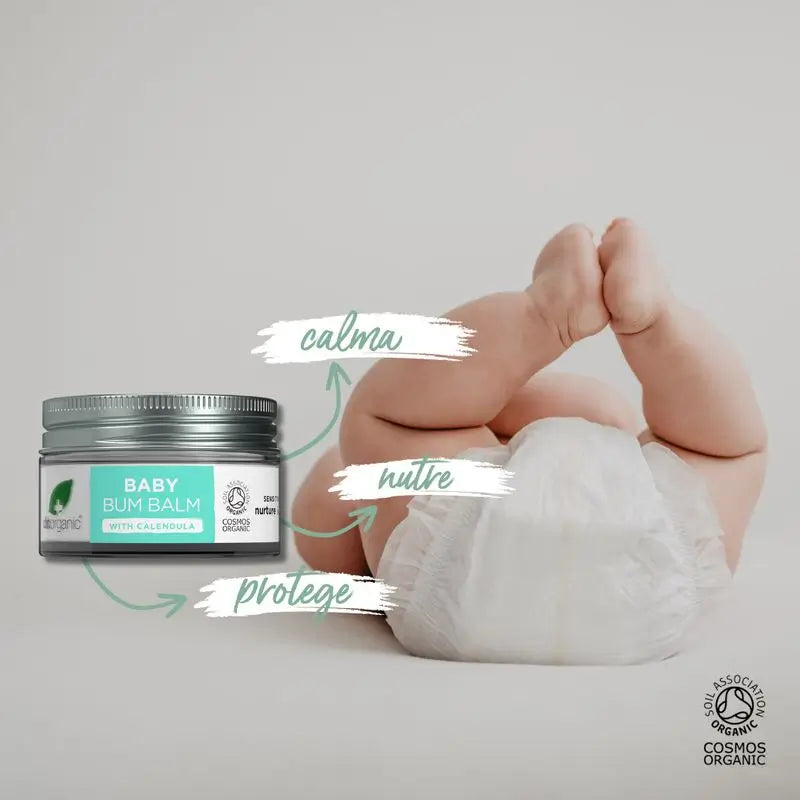 Dr.Organic Mama a dieťa – Ochranný, upokojujúci a vyživujúci balzam na detský zadoček, 35 g