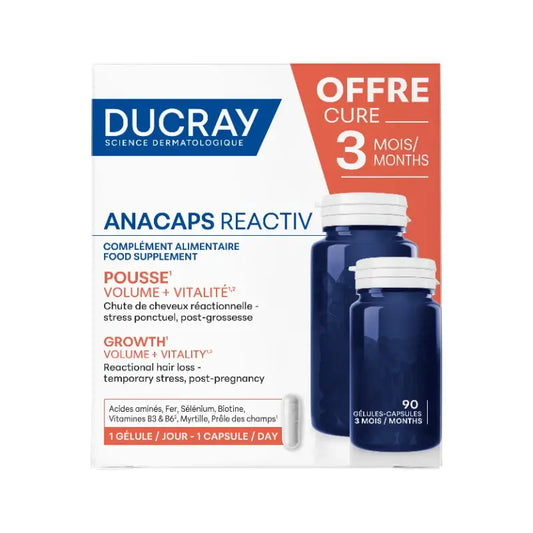 Ducray Anacaps Reactiv Caps Nc, 90 kapsúl