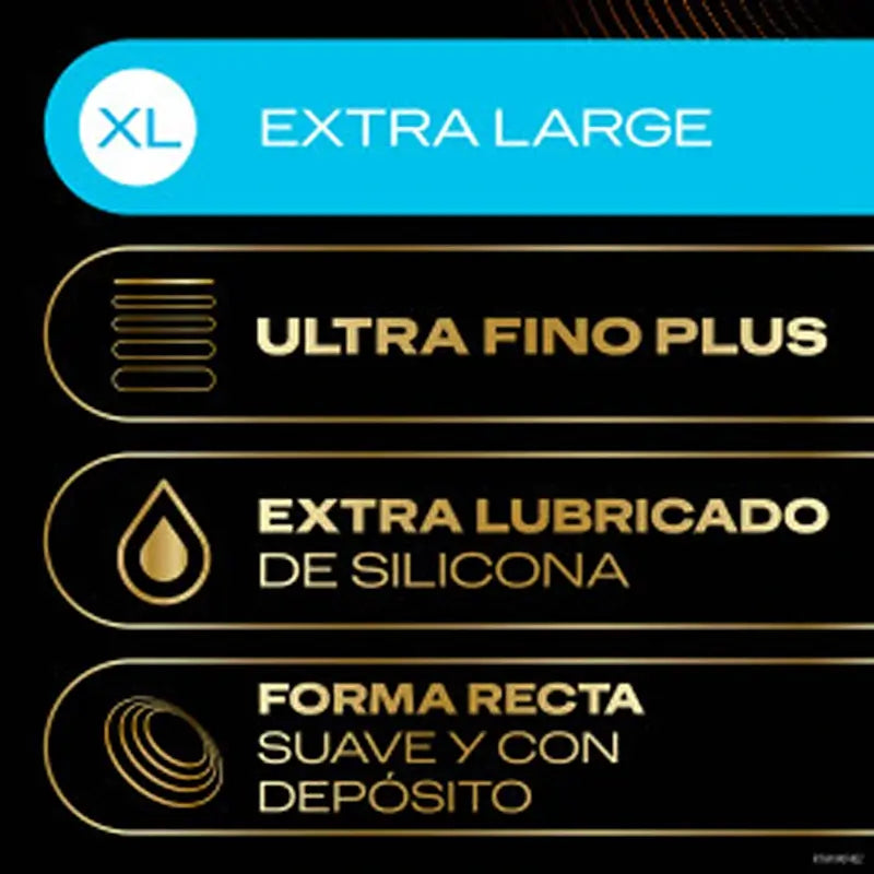 Durex Total Connection XL – ultratenké kondómy Plus bez latexu s technológiou Body Feel, 10 kondómov