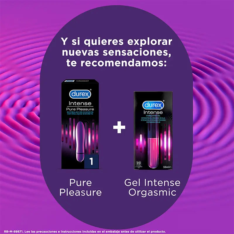 Vibrátor Durex Mini Intense Orgasmic Pure Pleasure, dildo na klitoris pre ženy