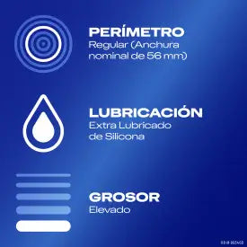 Durex – prírodné kondómy s extra vysokou bezpečnosťou a väčšou hrúbkou, 12 kusov