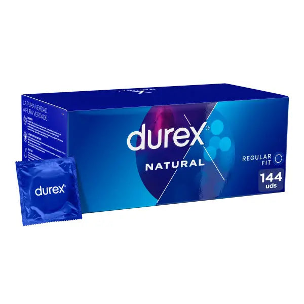 Kondómy Durex Natural – pre pohodlie a bezpečnosť, 144 kusov