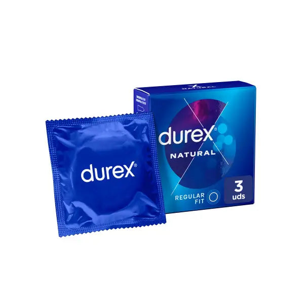 Durex Natural Condoms, For Comfort & Safety, 3 Condoms