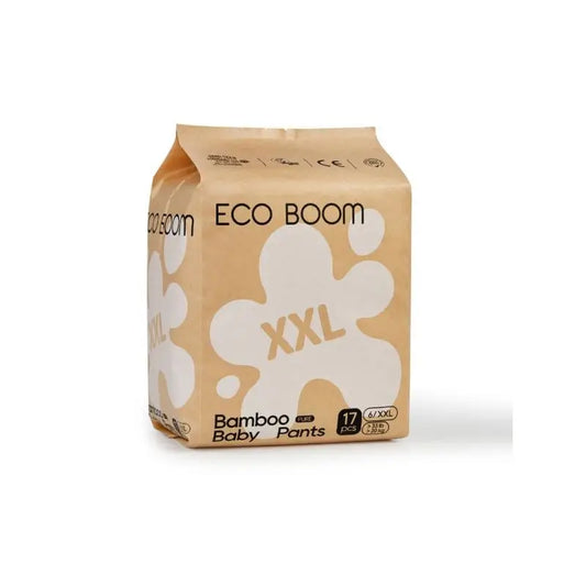 Eco Boom Bamboo Diaper Pure Xll, 17 units