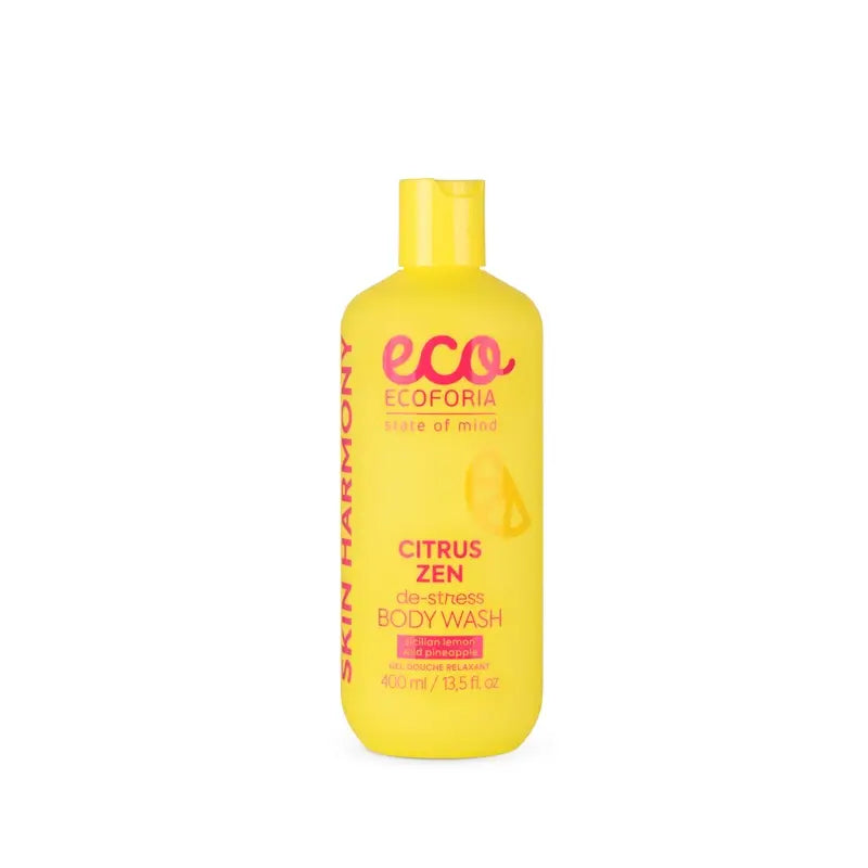 Ecoforia – antistresový sprchový gél s vôňou citróna a ananásu, 400 ml