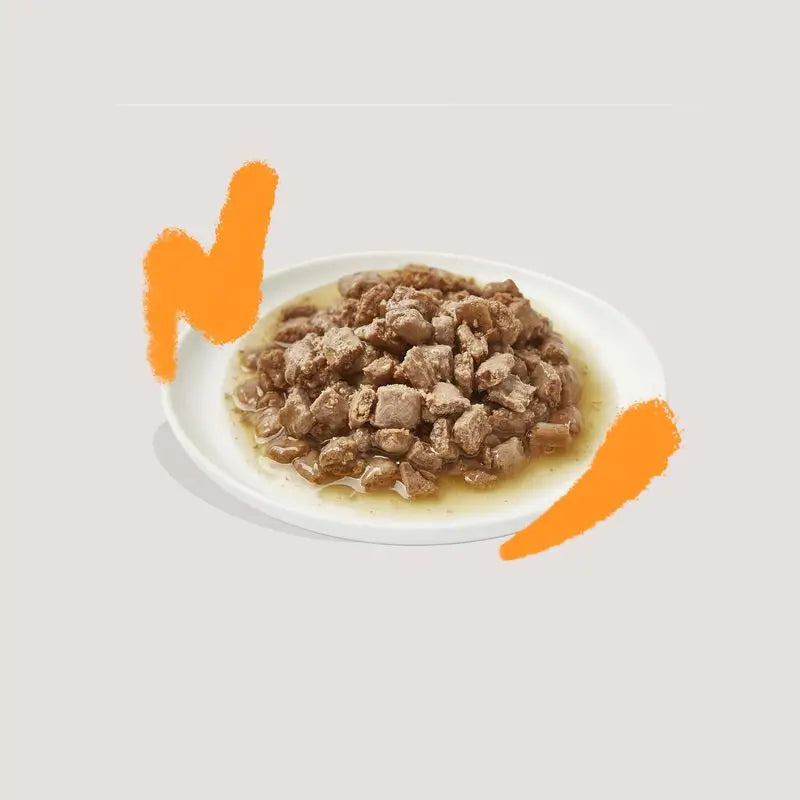 Edgard & Cooper Mokré krmivo pre mačky 18x85 g Kúsky kurča z voľného chovu