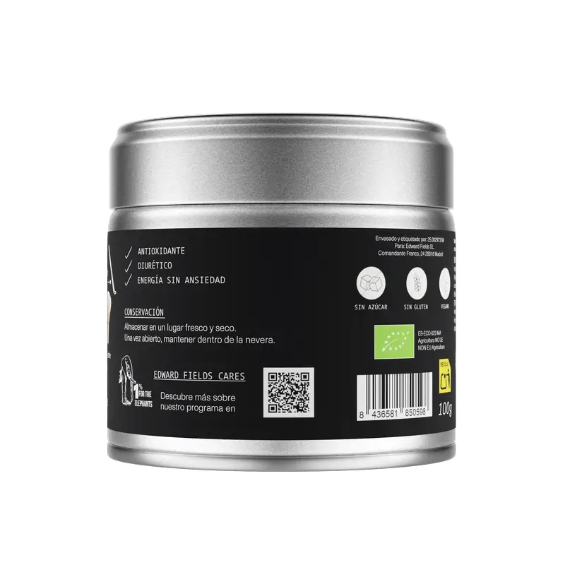 Edward Fields Tea – japonský ekologický čaj Matcha Premium v ceremoniálnej kvalite, 100 g