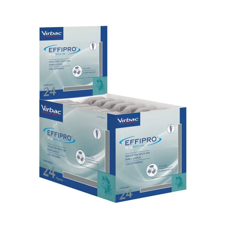 Effipro 50 mg Spot-On pre mačky, 24 pipiet