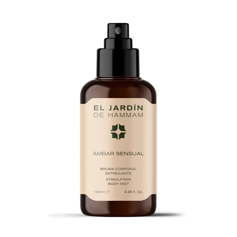 El Jardín De Hammam Stimulujúci telový sprej Sensual Amber, 100 ml