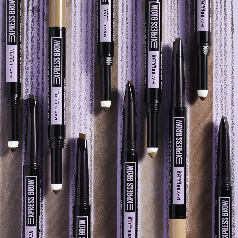 Maybelline New York Automatická ceruzka na obočie Express Brow Satin Duo 01 Dark Blonde