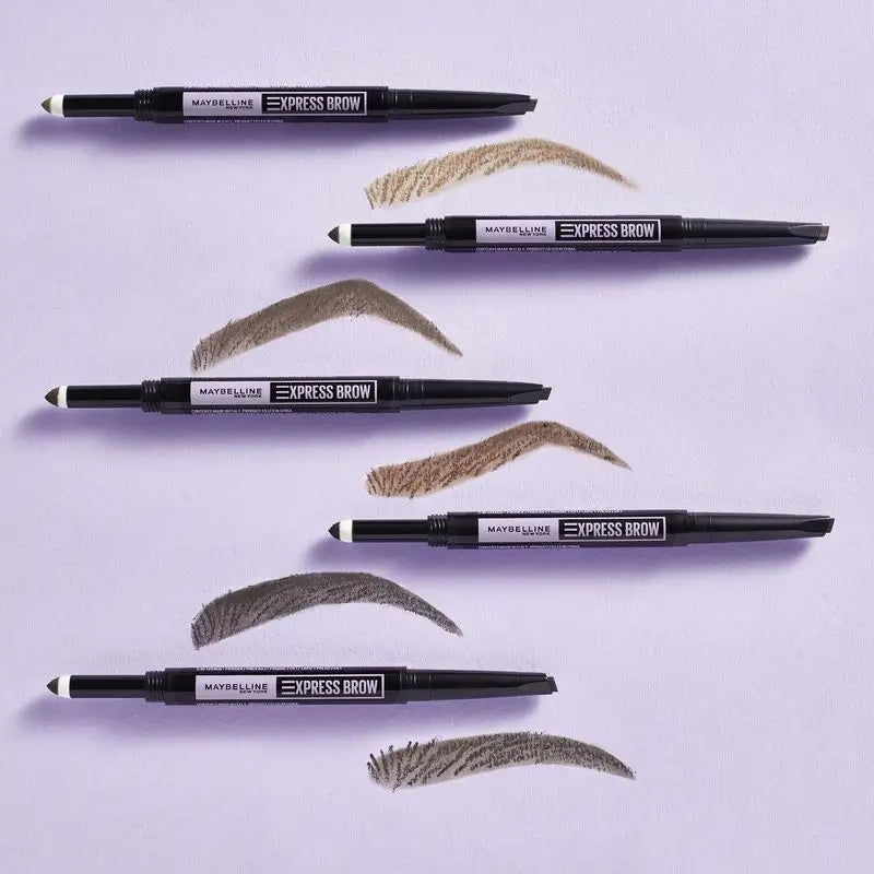 Maybelline New York Automatická ceruzka na obočie Express Brow Satin Duo 01 Dark Blonde