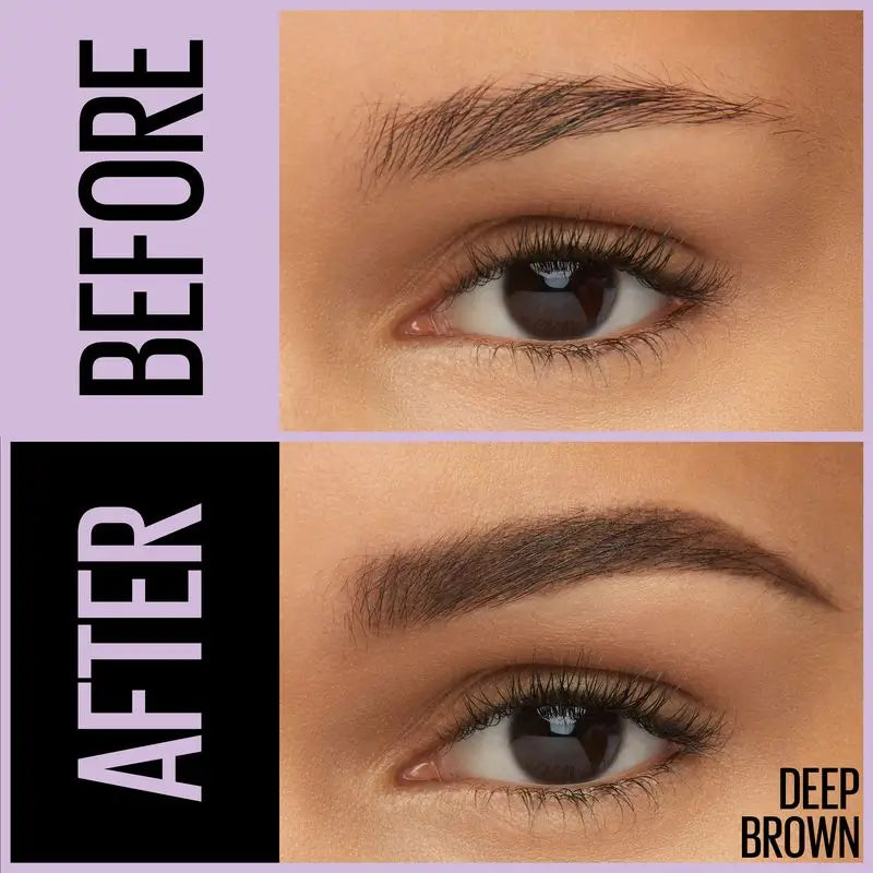 Maybelline New York Automatická ceruzka na obočie Express Brow Satin Duo 04 Dark Brown