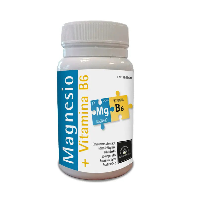 El Naturalista Magnesium + B6 60 tablets