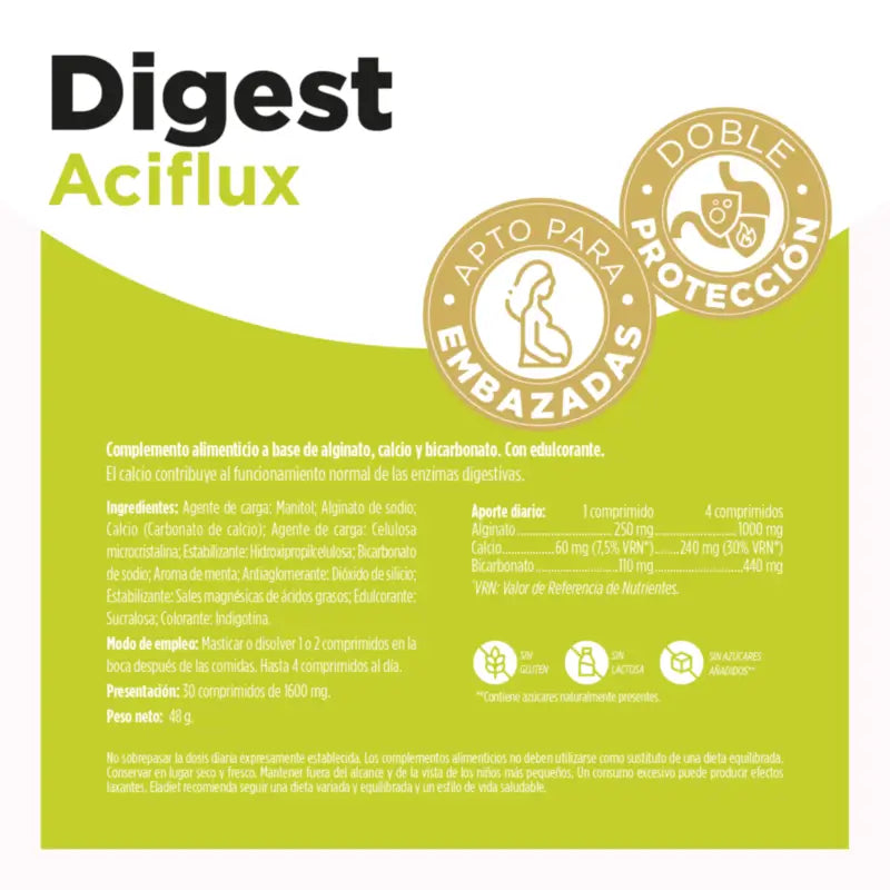 Eladiet Digest Aciflux Protect, 30 tabliet