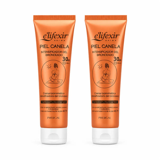 Elifexir Piel Canela Krém SPF 30 – gél urýchľujúci opálenie s ochranným faktorom 150 ml, balenie po 2 kusoch