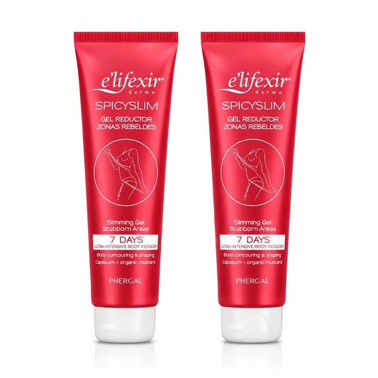 Elifexir Spicyslim – ultra intenzívny gél na spaľovanie tukov v problematických partiách, 150 ml, balenie po 2 ks