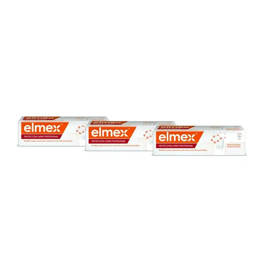 Zubné pasty Elmex Caries, 75 ml, balenie po 3 ks