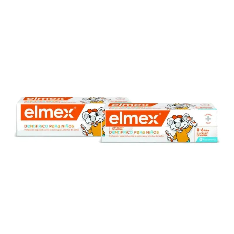 Elmex Caries pre deti – zubné pasty, 50 ml, balenie po 2 ks