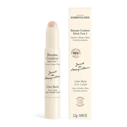 Embryolisse Baume Couleur Stick 3 v 1 Champagne, 2,5 g