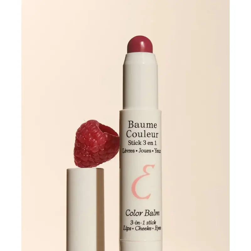 Embryolisse Baume Couleur Stick 3 v 1 s príchuťou malín, 2,5 g