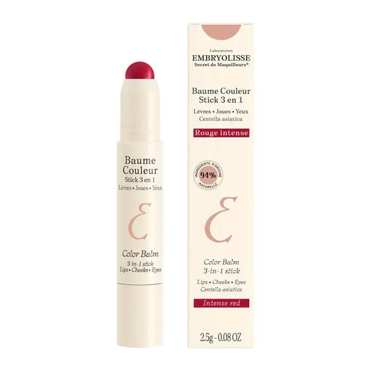 Embryolisse Baume Couleur Stick 3 v 1 Rouge Intense, 2,5 g
