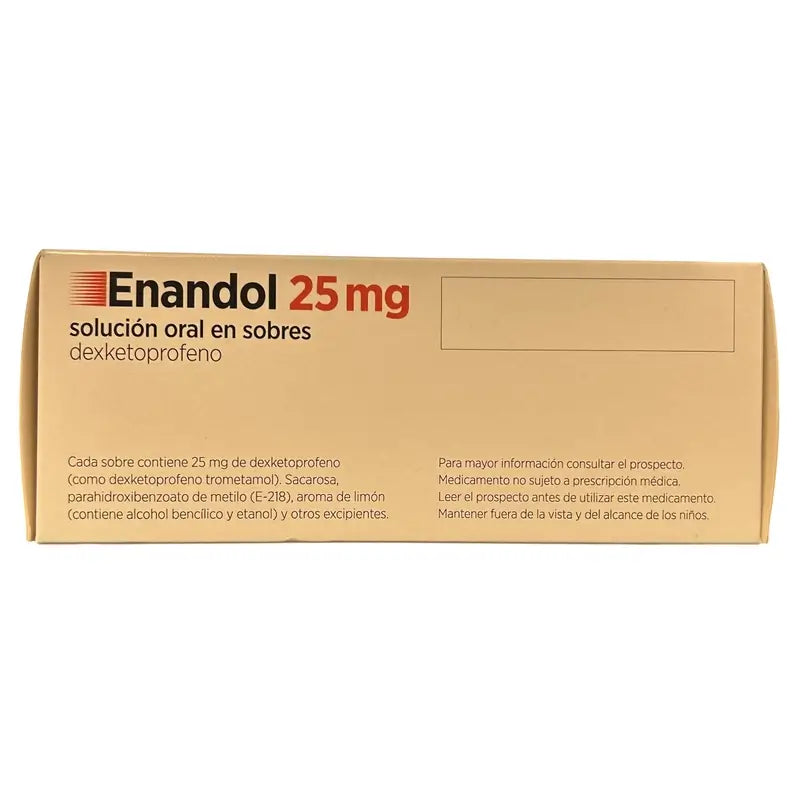 Enandol 25 mg, 16 vrecúšok s roztokom na perorálne podanie