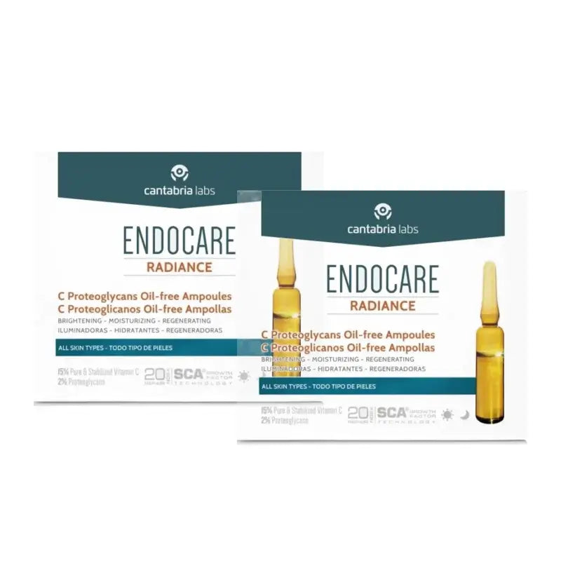 Endocare Radiance C Proteoglykány bez obsahu oleja, 30 ampuliek po 2 ml, balenie 2