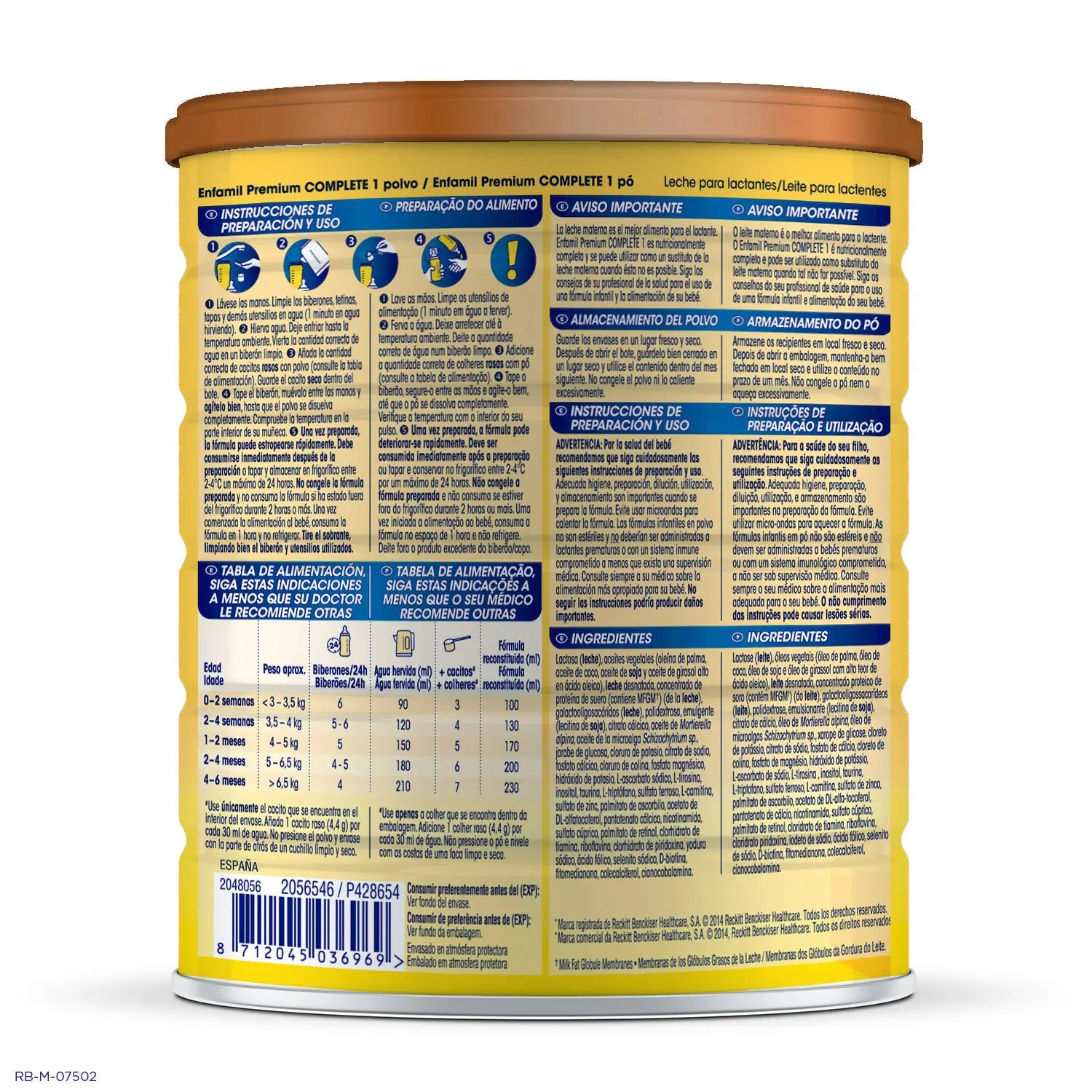 Enfamil Complete 1 – mlieko pre dojčatá, 800 g