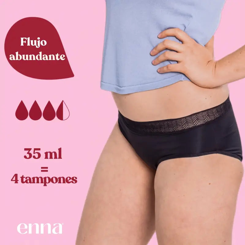 Enna Braga Menstrual Modern Hipster – silný tok, veľkosť XS