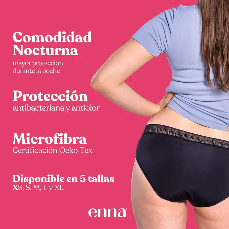 Enna Braga Menstrual Modern Hipster – silný tok, veľkosť XS
