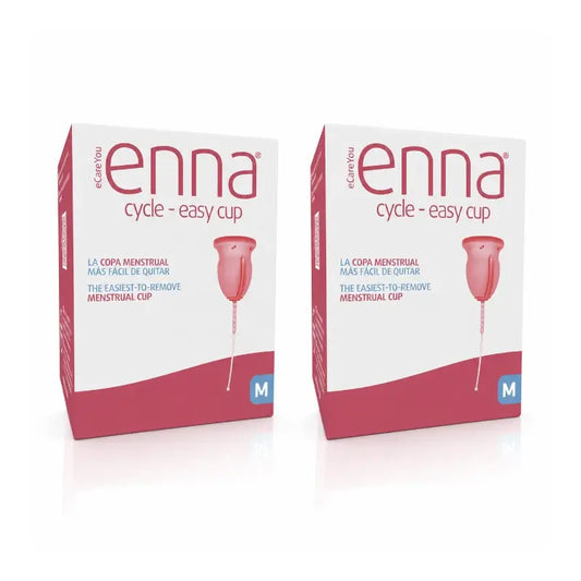 Enna Cycle Easy Menstrual Cup Size M, Pack 2 Units