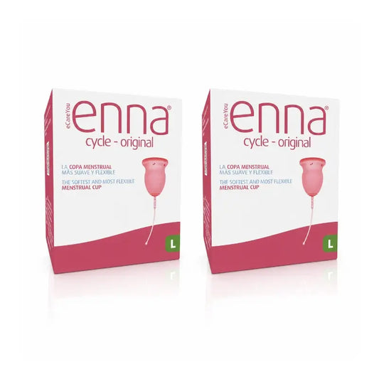 Enna Cycle Original Menstrual Cup Size L, Pack 2 Units