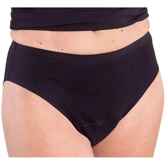 Enna Incontinence Women's Classic Cut 40 Ml Absorption, Size L, Black