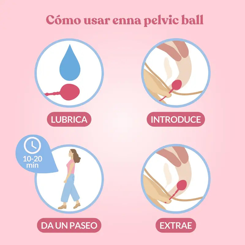 Enna Pelvic Ball Lite – pomôcka na posilňovanie panvového dna pri močovej inkontinencii