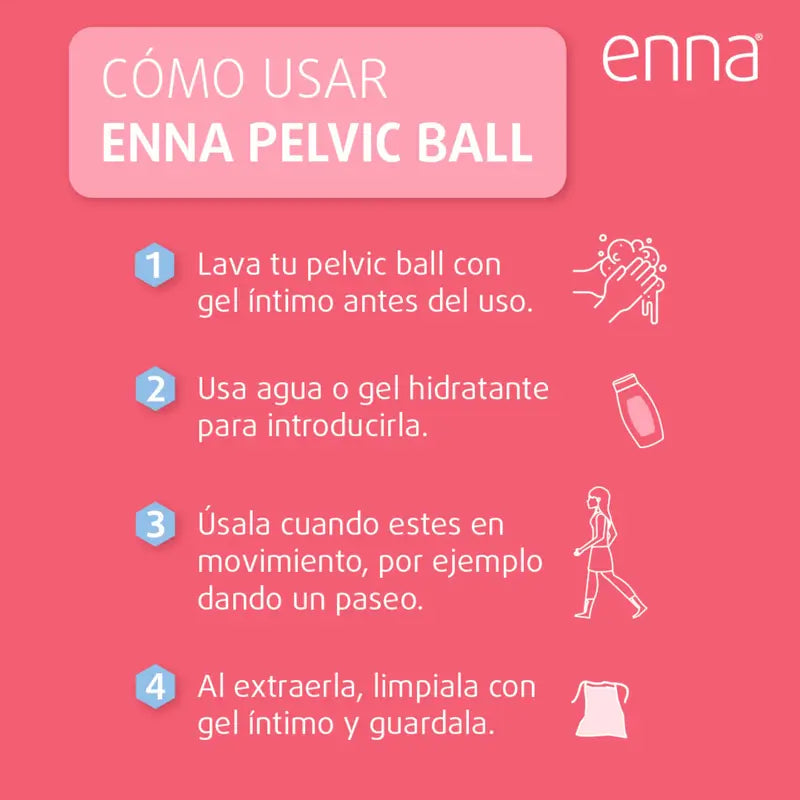 Enna Pelvic Ball Lite – pomôcka na posilňovanie panvového dna pri močovej inkontinencii