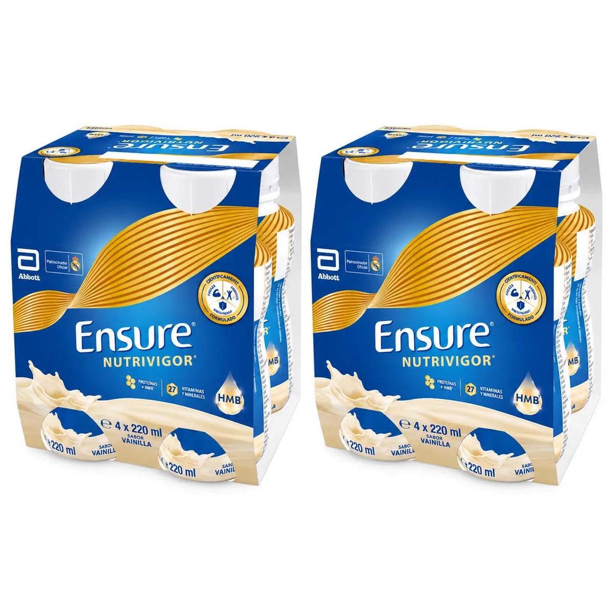 Ensure Nutrivigor Vanilkový kokteil, balenie 8 x 220 ml