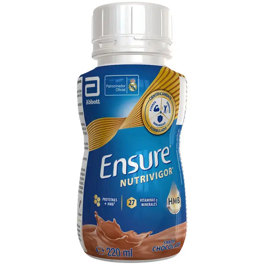 Ensure Nutrivigor Čokoládový kokteil pre dospelých, 4 fľaše po 220 ml