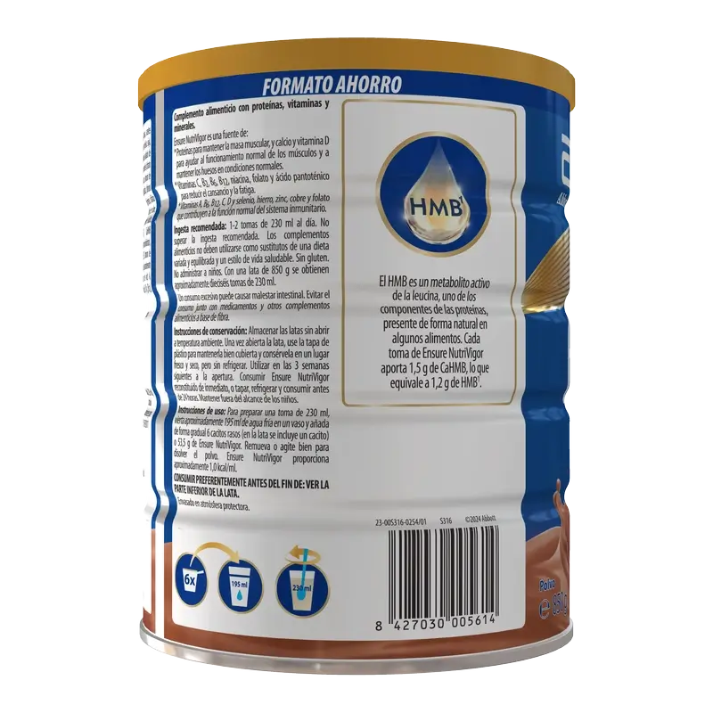 Ensure Nutrivigor Čokoláda pre dospelých, 850 g