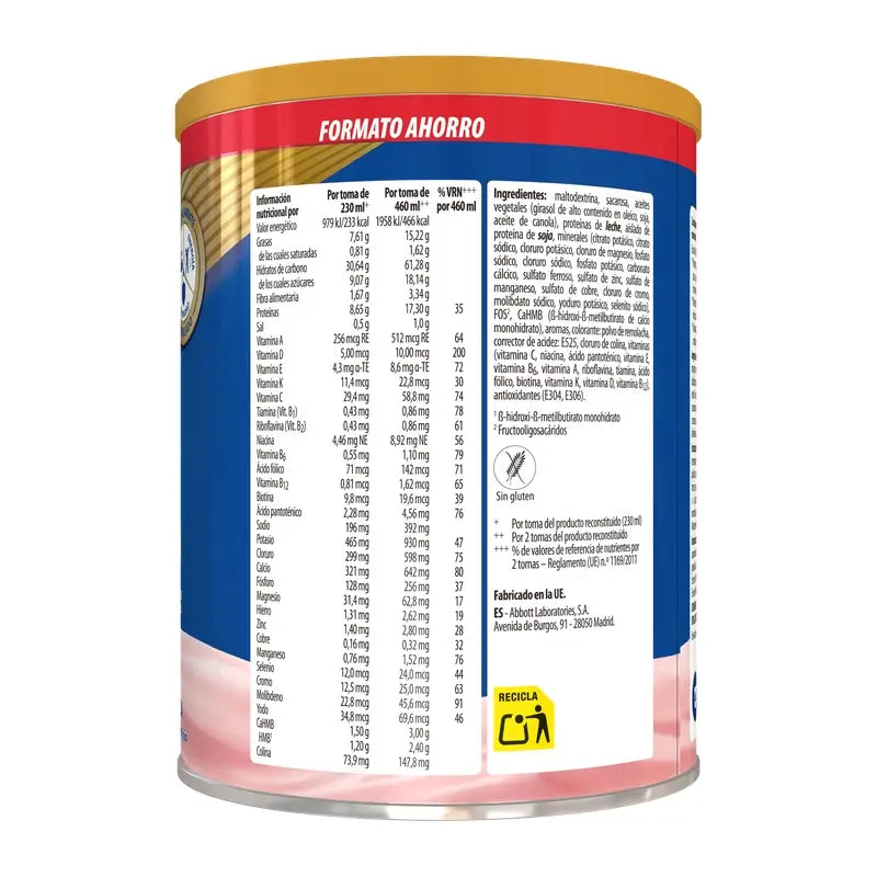 Ensure Nutrivigor s príchuťou jahody, 850 g