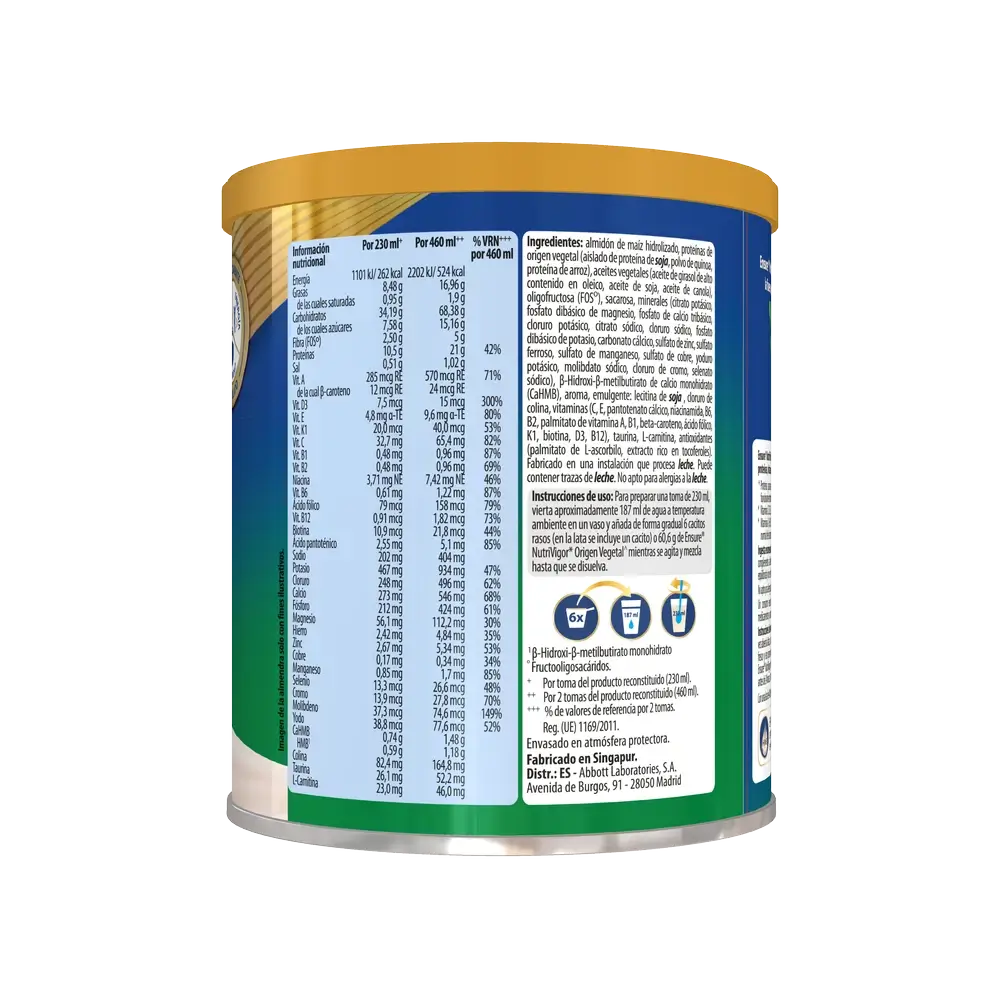 Ensure Nutrivigor rastlinného pôvodu s príchuťou mandlí pre dospelých, 400 g