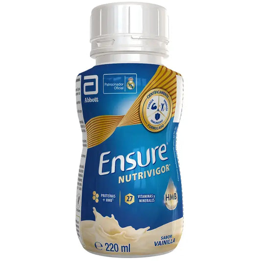 Ensure Nutrivigor Vanilkový nápoj pre dospelých, 4 fľaše po 220 ml