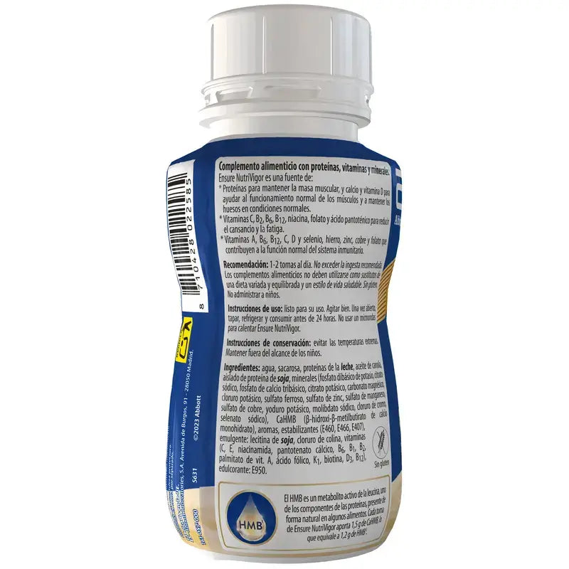 Ensure Nutrivigor Vanilkový nápoj pre dospelých, 4 fľaše po 220 ml