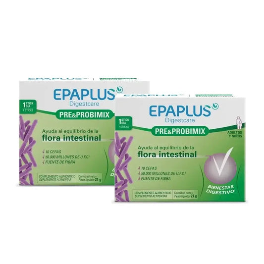 Epaplus Digestcare Pre&Probimix 7 tyčiniek, balenie po 2 ks