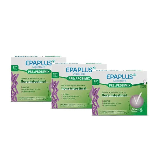 Epaplus Digestcare Pre&Probimix 7 tyčiniek, balenie po 3 ks