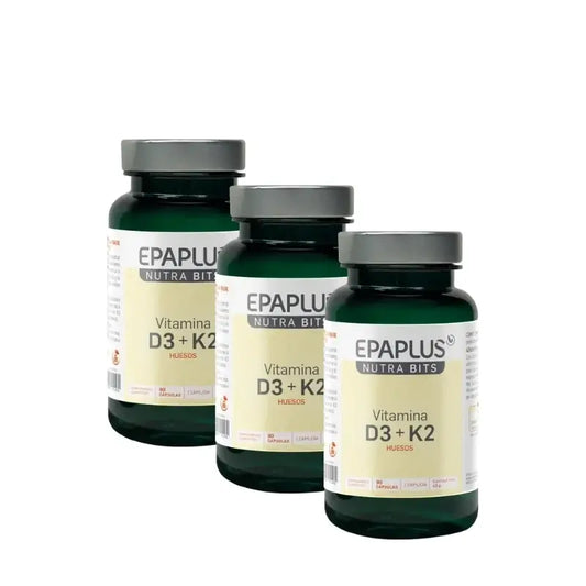 Epaplus Nutrabits Vitamín D3+K2 90 kapsúl, balenie po 3