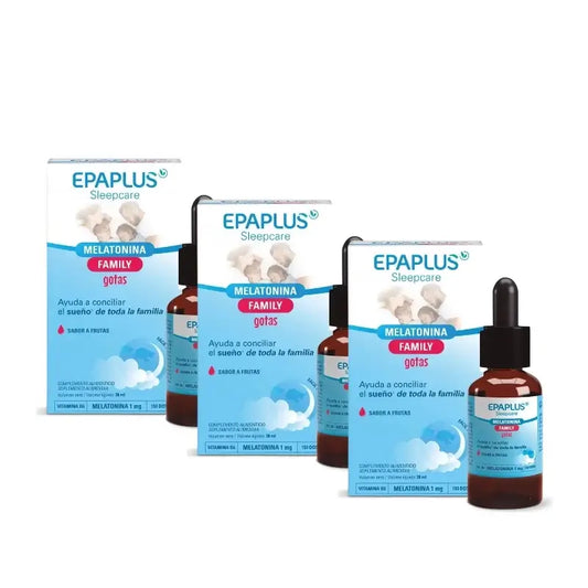 Epaplus Sleepcare Melatonín v kvapkách 30 ml, balenie po 3 ks