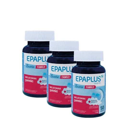 Epaplus Sleepcare Melatonínové gumené cukríky Plus, 50 ks, balenie po 3